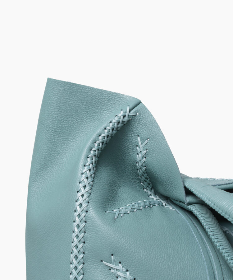 Cross Tote in Sky Grained Leather