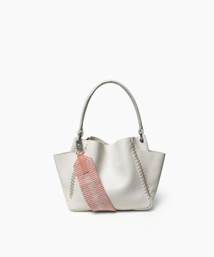 Marquise Strap in Peach Grained Leather