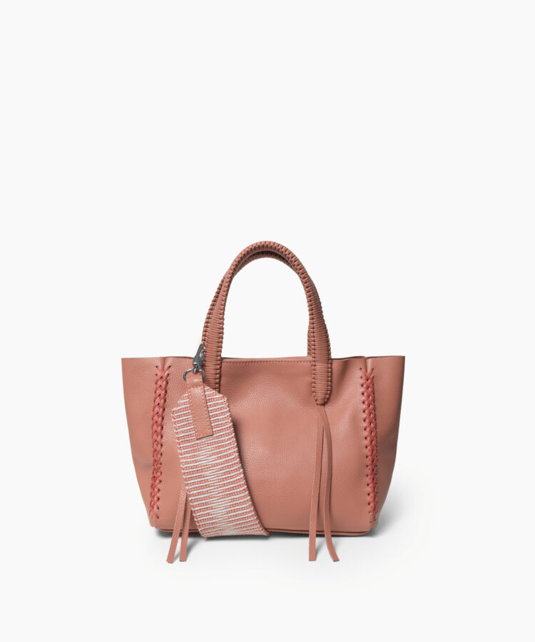 Marquise Strap in Peach Grained Leather