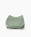Saddle Bag in Sage Grained Leather
