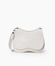 Saddle Bag in Ivory Grained Leather