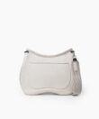 Saddle Bag in Ivory Grained Leather