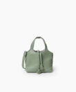 Mini City Bag in Sage Grained Leather