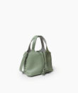 Mini City Bag in Sage Grained Leather