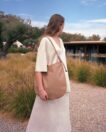 Calypso Bag in Mocca Smooth Leather