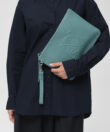 CC Pochette in Sky Grained Leather