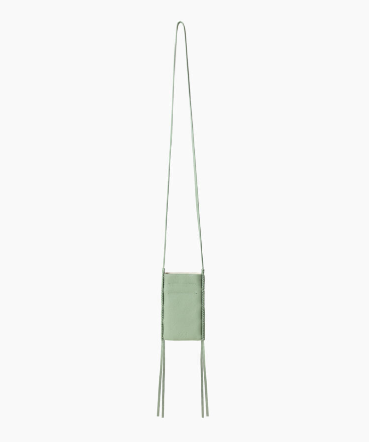 Pocket Bag in Sage Grained Leather