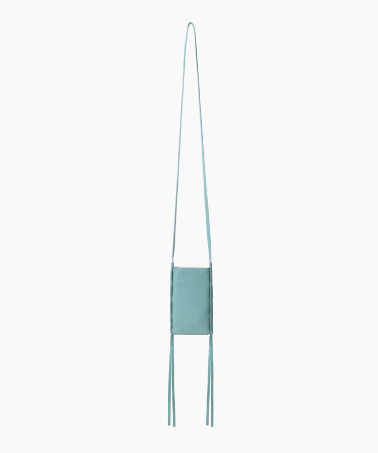Pocket Bag in Sky Grained Leather