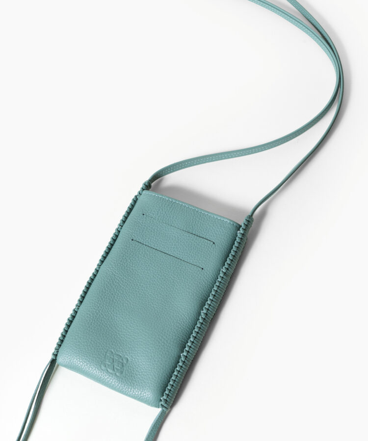 Pocket Bag in Sky Grained Leather