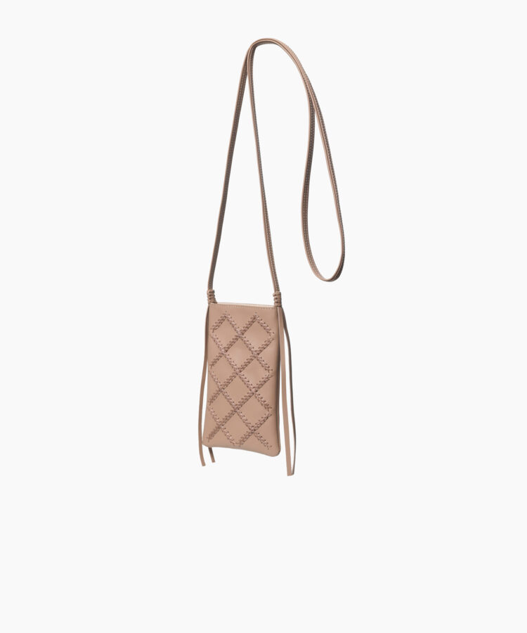 Cross Pocket Bag in Mocca Smooth Leather