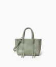 Micro Tote in Sage Grained Leather
