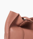 Ara Medium Tote in Peach Grained Leather
