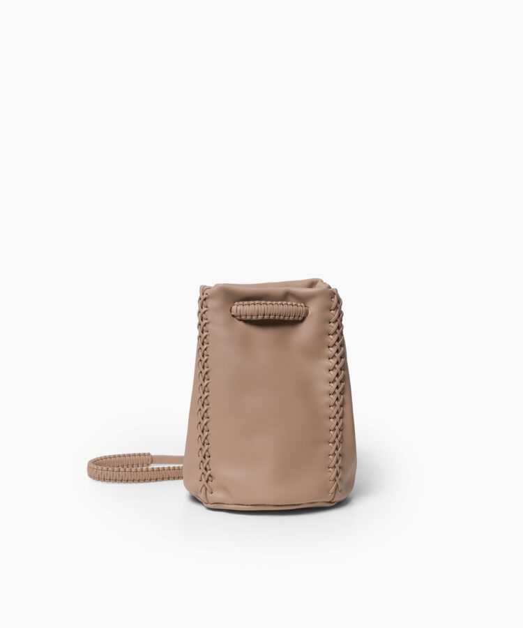Pouch Bag in Mocca Smooth Leather