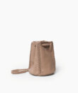 Pouch Bag in Mocca Smooth Leather