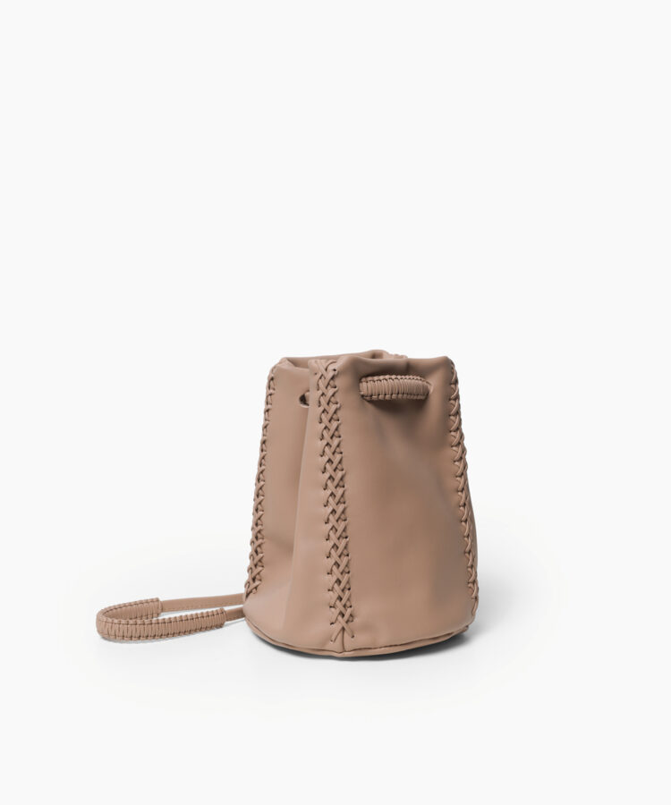 Pouch Bag in Mocca Smooth Leather