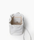 Pouch Bag in White Smooth Leather
