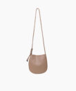 Flat Messenger in Mocca Smooth Leather
