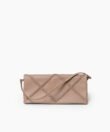 Folded Clutch in Mocca Smooth Leather