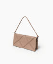 Folded Clutch in Mocca Smooth Leather