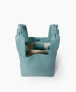 Gaia Tote in Sky Grained Leather