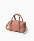 Medium Bowling in Peach Grained Leather