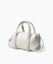 Medium Bowling in Ivory Grained Leather
