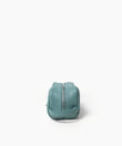 Mini Wash Bag in Sky Grained Leather