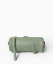 Mini Barrel Bag in Sage Grained Leather