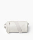 Barrel Bag in Ivory Grained Leather