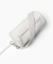 Barrel Bag in Ivory Grained Leather