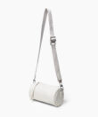 Barrel Bag in Ivory Grained Leather