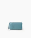 Wallet in Sky Grained Leather