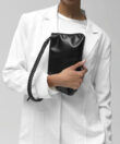 Nephele Bag in Black Smooth Leather