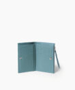 Folded Wallet in Sky Grained Leather