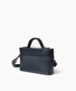 Mini Venus Bag in Black Smooth Leather