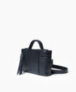 Mini Venus Bag in Black Smooth Leather
