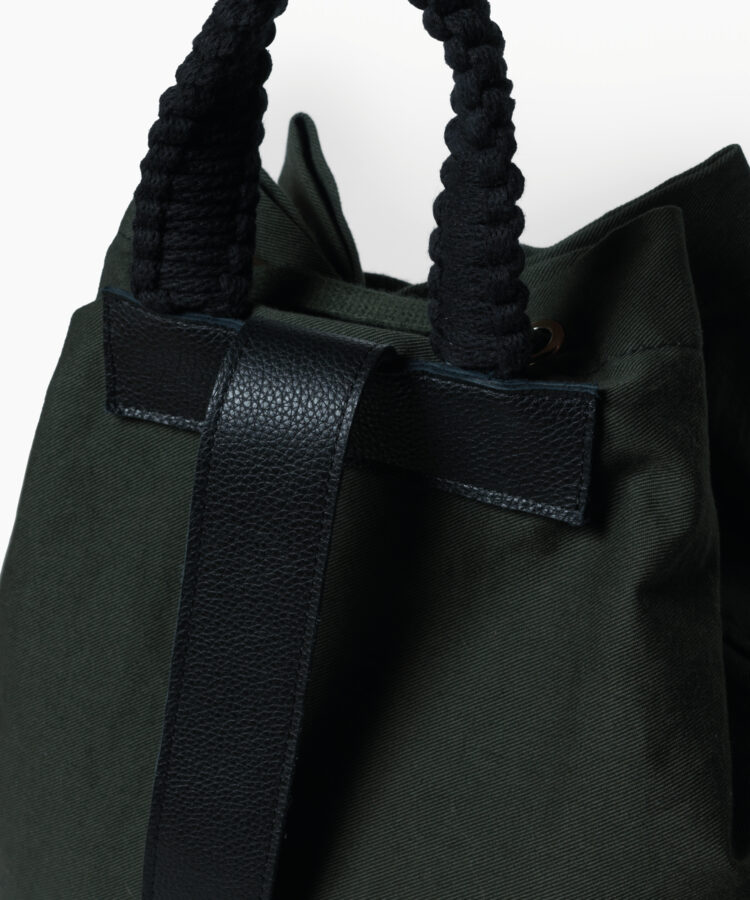 Dirty Laundry Backpack in Khaki Cotton