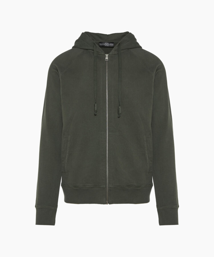 Dirty Laundry Men’s Fullzip in Khaki Cotton