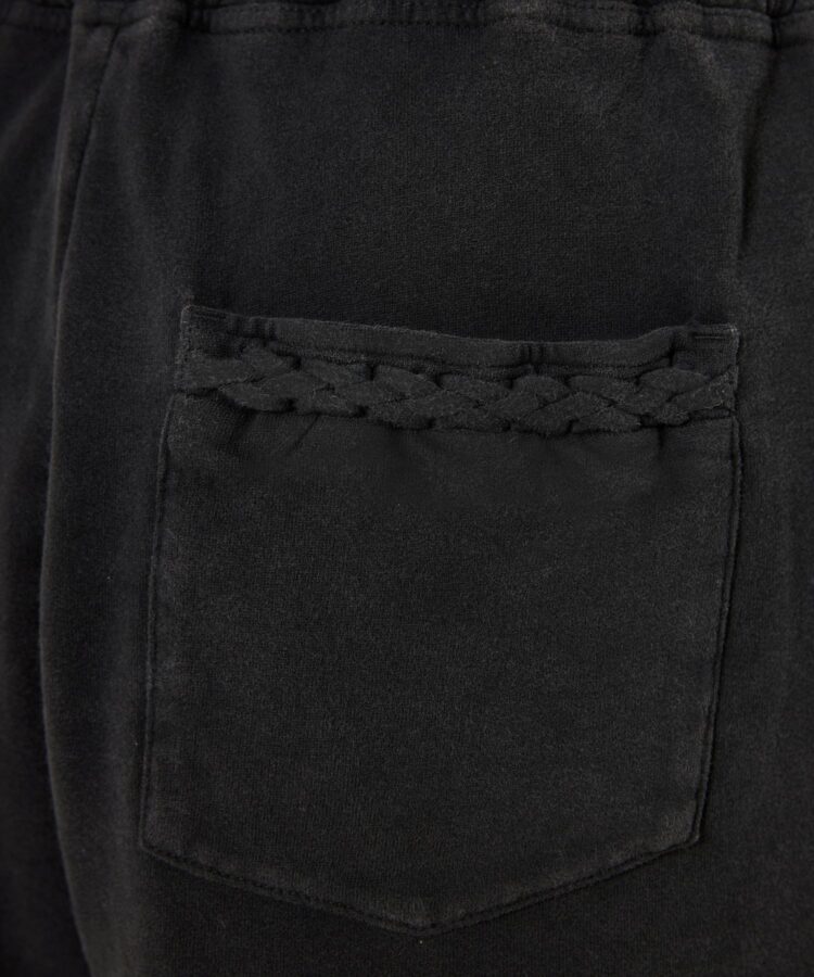 Dirty Laundry Men’s Bermuda in Black Cotton