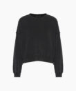 Dirty Laundry Women’s Crewneck in Black Cotton