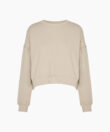 Dirty Laundry Women’s Crewneck in Sand Cotton