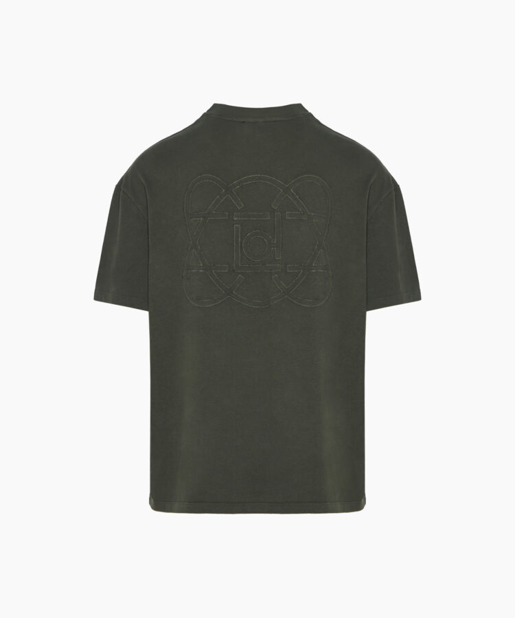 Dirty Laundry Men’s T-Shirt in Khaki Cotton