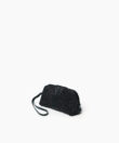 Vanity Case in Black Leather & Straw