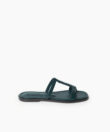 Capri Sandals in Pine Smooth Leather