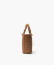 Mini Cassia Bag in Caramel Leather & Straw