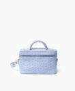 Mini Venus Bag in Lilac Ostrich-Effect Leather