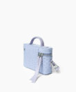 Mini Venus Bag in Lilac Ostrich-Effect Leather