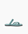 Xenia Sandals in Sky Grained Leather