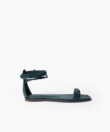 Thea Sandals in Pine Smooth Leather