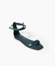 Thea Sandals in Pine Smooth Leather